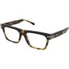 Versace VE3354 5456 | Occhiali da Vista Graduati | Prova Online | Plastica | Rettangolari | Marrone, Havana | Adrialenti