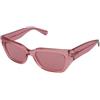 Dolce & Gabbana DG4462 3148/30 | Occhiali da Sole Graduati o Non Graduati | Prova Online | Plastica | Rettangolari | Rosa, Trasparente | Adrialenti