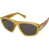 Persol PO0050S 204/B1 | Occhiali da Sole Graduati o Non Graduati | Prova Online | Unisex | Plastica | Quadrati | Giallo, Trasparente | Adrialenti