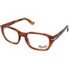 Persol PO3365V 106 | Occhiali da Vista Graduati | Prova Online | Plastica | Quadrati | Marrone, Havana | Adrialenti