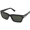 Persol PO3363S 95/31 | Occhiali da Sole Graduati o Non Graduati | Prova Online | Plastica | Rettangolari | Nero | Adrialenti