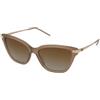 Emporio Armani EA4251 6263/T5 | Occhiali da Sole Graduati o Non Graduati | Prova Online | Plastica | Cat Eye | Marrone, Trasparente | Adrialenti