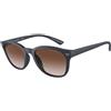 Emporio Armani EA4225U 508813 | Occhiali da Sole Graduati o Non Graduati | Prova Online | Unisex | Plastica | Quadrati | Blu | Adrialenti