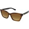 Emporio Armani EA4250U 6268/2L | Occhiali da Sole Graduati o Non Graduati | Prova Online | Plastica | Cat Eye | Marrone, Havana | Adrialenti