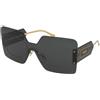 Versace VE2277 1002/87 | Occhiali da Sole Graduati o Non Graduati | Prova Online | Plastica | Oversize | Grigio | Adrialenti