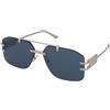Versace VE2275 1000/80 | Occhiali da Sole Graduati o Non Graduati | Prova Online | Metallo | Quadrati | Argento | Adrialenti