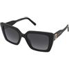 Marc Jacobs Marc 733/S 807/9O | Occhiali da Sole Graduati o Non Graduati | Prova Online | Plastica | Rettangolari | Nero | Adrialenti