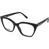 Love Moschino MOL627 807 | Occhiali da Vista Graduati | Prova Online | Plastica | Quadrati | Nero, Marrone | Adrialenti