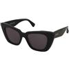 Max Mara Glimpse5 MM0099 01A | Occhiali da Sole Graduati o Non Graduati | Prova Online | Plastica | Cat Eye | Nero | Adrialenti