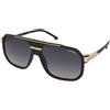 Carrera Carrera 1077/S 2M2/9O | Occhiali da Sole Graduati o Non Graduati | Prova Online | Metallo | Quadrati | Nero, Oro | Adrialenti