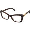 Moschino MOS649 C9B | Occhiali da Vista Graduati | Plastica | Cat Eye, Ovali / Ellittici | Marrone, Havana | Adrialenti