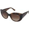 Vogue VO5480S W65613 | Occhiali da Sole Graduati o Non Graduati | Prova Online | Plastica | Cat Eye, Ovali / Ellittici | Marrone, Havana | Adrialenti