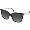 Carrera Carrera 3071/S 2M2/9O | Occhiali da Sole Graduati o Non Graduati | Prova Online | Plastica | Cat Eye | Nero | Adrialenti