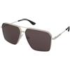 Alexander McQueen AM0500S 001 | Occhiali da Sole Graduati o Non Graduati | Metallo | Quadrati | Argento | Adrialenti