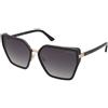 Guess GU7871 01B | Occhiali da Sole Graduati o Non Graduati | Prova Online | Plastica | Farfalla | Nero | Adrialenti