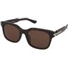Alexander McQueen AM0496SA 002 | Occhiali da Sole Graduati o Non Graduati | Plastica | Quadrati | Marrone, Havana | Adrialenti