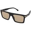 Carrera Carrera 364/S 2M2/Q6 | Occhiali da Sole Graduati o Non Graduati | Prova Online | Unisex | Plastica | Quadrati | Nero, Oro | Adrialenti