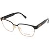 Versace VE1264 1436 | Occhiali da Vista Graduati | Prova Online | Metallo | Quadrati | Nero, Oro | Adrialenti