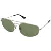 Ray-Ban Eyplorer 5 RB3845 003/4E | Occhiali da Sole Graduati o Non Graduati | Prova Online | Metallo | Quadrati | Argento | Adrialenti