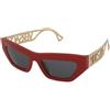 Versace VE4432U 538887 | Occhiali da Sole Graduati o Non Graduati | Prova Online | Plastica | Cat Eye, Ovali / Ellittici | Rosso | Adrialenti