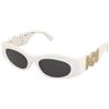 Versace VE4480U 314/87 | Occhiali da Sole Graduati o Non Graduati | Prova Online | Plastica | Ovali / Ellittici | Bianco | Adrialenti