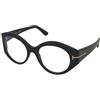 Tom Ford FT5950-B 001 | Occhiali da Vista Graduati | Prova Online | Plastica | Ovali / Ellittici | Nero | Adrialenti
