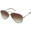 Ray-Ban Aviator Reverse RBR0101S 004/CB | Occhiali da Sole Graduati o Non Graduati | Prova Online | Unisex | Metallo | Pilot | Rutenio | Adrialenti