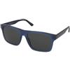 Emporio Armani EA4232 6175/87 | Occhiali da Sole Graduati o Non Graduati | Prova Online | Plastica | Quadrati | Blu, Trasparente | Adrialenti