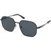 Emporio Armani EA2154D 3018/2V | Occhiali da Sole Graduati o Non Graduati | Prova Online | Unisex | Metallo | Esagonale | Blu | Adrialenti