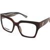 Dsquared2 D2 0151/G K4G | Occhiali da Vista Graduati | Prova Online | Plastica | Quadrati | Bordeaux | Adrialenti
