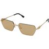 Dsquared2 D2 0102/S J5G/HO | Occhiali da Sole Graduati o Non Graduati | Metallo | Rettangolari | Oro | Adrialenti