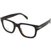 David Beckham DB 7130 WR7 | Occhiali da Vista Graduati | Plastica | Quadrati | Nero | Adrialenti