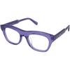 Crullé Vivid C4 | Occhiali da Vista Graduati | Prova Online | Plastica | Ovali / Ellittici | Viola, Trasparente | Adrialenti