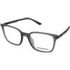 Emporio Armani EA3242U 6106 | Occhiali da Vista Graduati | Prova Online | Plastica | Quadrati | Nero, Trasparente | Adrialenti