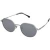 Kimikado Titanium Shinano/S C2 | Occhiali da Sole Graduati o Non Graduati | Prova Online | Unisex | Titanio | Tondi | Argento | Adrialenti