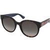 Gucci GG0035SN 004 | Occhiali da Sole Graduati o Non Graduati | Prova Online | Plastica | Tondi | Marrone, Havana | Adrialenti