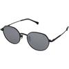 Kimikado Titanium Shinano/S C4 | Occhiali da Sole Graduati o Non Graduati | Prova Online | Unisex | Titanio | Tondi | Nero | Adrialenti