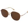 Kimikado Titanium Takao/S C1 | Occhiali da Sole Graduati o Non Graduati | Prova Online | Unisex | Titanio | Tondi | Oro rosa | Adrialenti