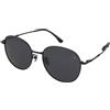 Kimikado Titanium Takao/S C4 | Occhiali da Sole Graduati o Non Graduati | Prova Online | Unisex | Titanio | Tondi | Nero | Adrialenti