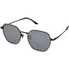 Kimikado Titanium Chitose/S C4 | Occhiali da Sole Graduati o Non Graduati | Prova Online | Unisex | Titanio | Tondi | Nero | Adrialenti