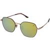 Kimikado Titanium Chitose/S C5 | Occhiali da Sole Graduati o Non Graduati | Prova Online | Unisex | Titanio | Tondi | Marrone | Adrialenti