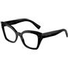 Dolce & Gabbana DG3386 501 | Occhiali da Vista Graduati | Prova Online | Plastica | Cat Eye, Ovali / Ellittici | Nero | Adrialenti