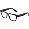 Dolce & Gabbana DG3383 501 | Occhiali da Vista Graduati | Prova Online | Plastica | Quadrati | Nero | Adrialenti