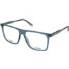 Polaroid PLD D589 ZI9 | Occhiali da Vista Graduati | Prova Online | Plastica | Quadrati | Blu, Trasparente | Adrialenti