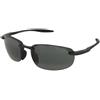 Maui Jim Hookipa Ultra 676-02 | Occhiali da Sole Graduati o Non Graduati | Prova Online | Unisex | Plastica | Rettangolari | Nero | Adrialenti