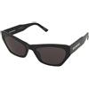 Balenciaga BB0447S 001 | Occhiali da Sole Graduati o Non Graduati | Prova Online | Plastica | Cat Eye | Nero | Adrialenti