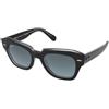 Ray-Ban State Street RB2186 12943M | Occhiali da Sole Graduati o Non Graduati | Prova Online | Plastica | Quadrati | Nero | Adrialenti