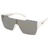 Burberry BE4291 3007/H | Occhiali da Sole Graduati o Non Graduati | Prova Online | Unisex | Plastica | Mascherina | Bianco | Adrialenti