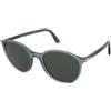 Persol PO3350S 1204/31 | Occhiali da Sole Graduati o Non Graduati | Prova Online | Unisex | Plastica | Panthos | Blu, Trasparente | Adrialenti