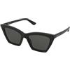 Alexander McQueen AM0536S 001 | Occhiali da Sole Graduati o Non Graduati | Prova Online | Plastica | Cat Eye | Nero | Adrialenti